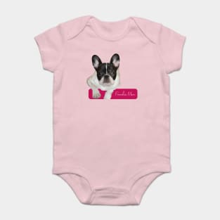 Frenchie mom Baby Bodysuit